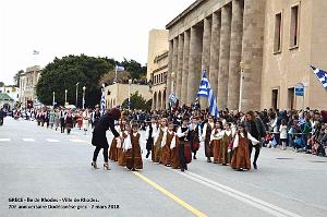 110- Rhodes- Defile Dodecanese grec